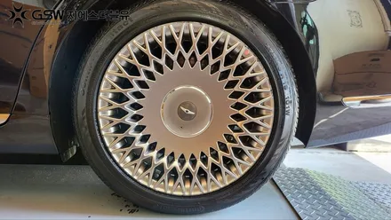 대전 휠수리 잘하는 업체! 제네시스 G90 19인치 순정 휠 도장면 떨어짐으로 인한 복원장착 작업 후기입니다. / 대전 유성구 복용동