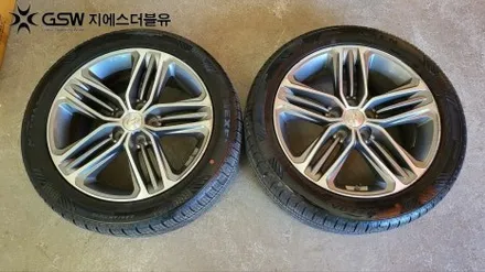 그랜저 IG 18인치 대전 휠복원 다이아컷팅 복원 장착 작업 후기! / 대전 유성구 복용동