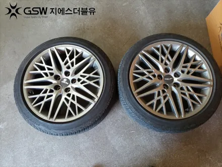 이천 휠수리 제네시스 G70 18인치휠 긁힘으로 인한 수리 장착 후기 / 대전 유성구 복용동