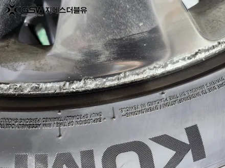 광교 휠수리 제네시스 GV70 21인치휠 상처로 인한 반광 스퍼터링 휠복원 작업 후기 / 대전 유성구 복용동