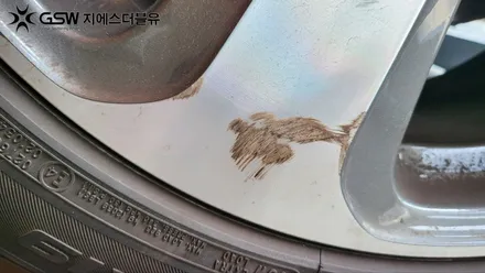서울 벤츠 휠복원 GLC 220D 19인치휠 다이아컷팅 휠복원 작업 후기 / 대전 유성구 복용동