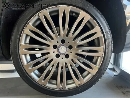 청주 벤츠 휠복원 S500 20인치휠 반광 스크래치 복원 잘하는 업체! 지에스 더블유 / 대전 유성구 복용동
