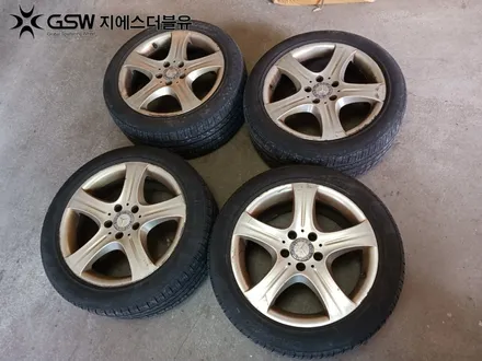 벤츠 휠복원 E250 CDI 17인치휠 실버 스크래치 세종 휠복원 / 대전 유성구 복용동