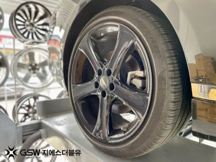 제네시스 휠도색 G80 20인치휠 블랙유광에서 순정색상으로 청주 휠도색 작업 후기 / 대전 유성구 복용동