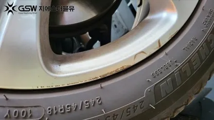 벤츠 E클래스 18인치 자동차휠 복원 작업 후기 / 대전 유성구 복용동