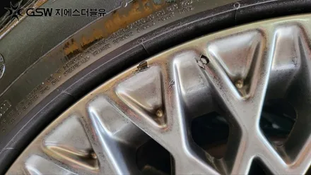 [공주 휠복원] 제네시스 G80 20MY 19인치 반광 스크래치 휠 복원장착 작업! / 대전 유성구 복용동