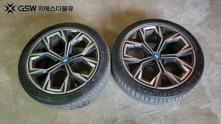 청주 BMW 휠복원 I4 19인치휠 다이아컷팅 휠복원 작업 후기 / 대전 유성구 복용동