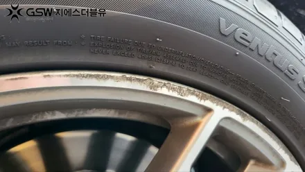 BMW 휠복원 520D 18인치휠 다이아컷팅 대전 휠복원 / 대전 유성구 복용동