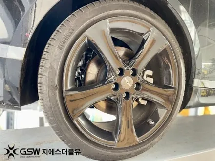 제네시스 휠도색 G80 20인치휠 블랙유광에서 순정색상으로 청주 휠도색 작업 후기 / 대전 유성구 복용동