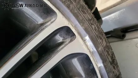 대전 휠복원 링컨 에비에이터 22인치휠 다이아컷팅 작업 후기 / 대전 유성구 복용동