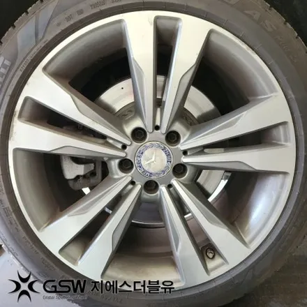 벤츠 휠복원 S500 19인치휠 다이아컷팅 청주 휠복원 / 대전 유성구 복용동