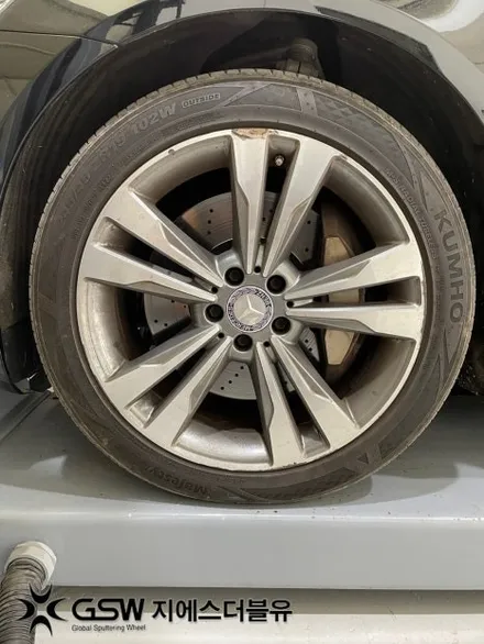 벤츠 S500 19인치휠 컷팅휠 부산 휠복원 / 대전 유성구 복용동