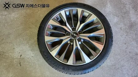 대구 휠복원 기아 K8 19인치휠 컷팅휠작업 후기 / 대전 유성구 복용동