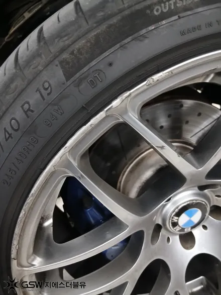 부산 BMW M2 휠복원 19인치 반광 스퍼터링 휠 스크래치 복원 후기 / 대전 유성구 복용동
