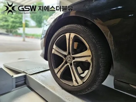 벤츠 휠복원 E220D 18인치휠 다이아컷팅 대전 휠복원 / 대전 유성구 복용동