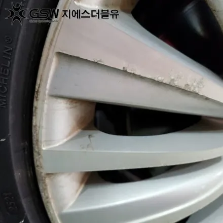 BMW GT 19인치휠 다이아컷팅 평택휠복원 작업 후기 / 대전 유성구 복용동