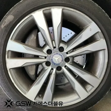 벤츠 휠복원 S500 19인치휠 다이아컷팅 청주 휠복원 / 대전 유성구 복용동