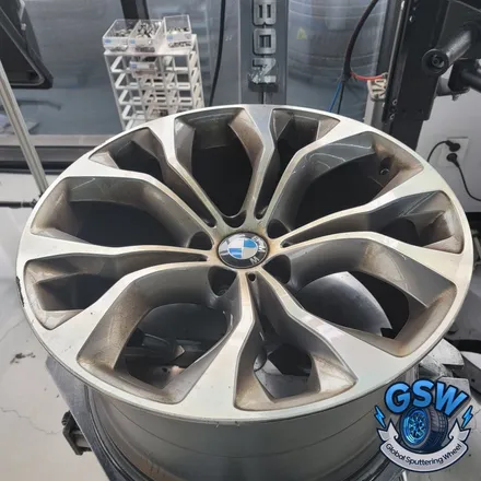 대전 BMW X6 20인치휠 블랙차량에 잘 어울리는 블랙무광 크롬 휠도색 후기 / 대전 유성구 복용동
