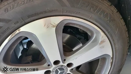 자동차휠복원 벤츠 GLC 220D 다이아컷팅 작업 후기 / 대전 유성구 복용동
