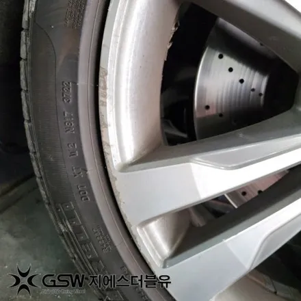 벤츠 휠복원 S500 19인치휠 다이아컷팅 청주 휠복원 / 대전 유성구 복용동