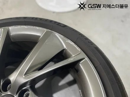 제네시스 GV70 21인치휠 반광 스퍼터링 판교 휠복원 / 대전 유성구 복용동