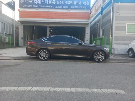 [지에스더블유 광주점] 제네시스 DH 순정 19인치 휠복원 [나주휠복원][나주휠수리][나주휠도색] / 대전 유성구 복용동