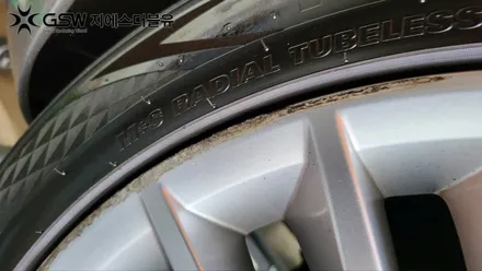 자동차 휠 복원 벤츠 S350 순정 19인치 휠 수리장착 작업 후기 / 대전 유성구 복용동