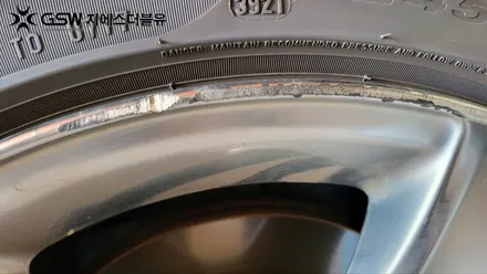 자동차휠 복원비용 제네시스 G80 20인치  스퍼터링 휠복원 작업 후기 / 대전 유성구 복용동