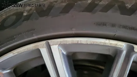 수원 휠복원 잘하는 업체! BMW 740LI 20인치휠 새 휠로 만들기! / 대전 유성구 복용동