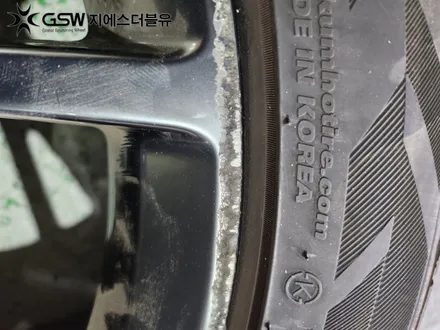 중고휠 제네시스 GV70 21인치휠 반광 스크래치 휠복원 작업 후기 / 대전 유성구 복용동