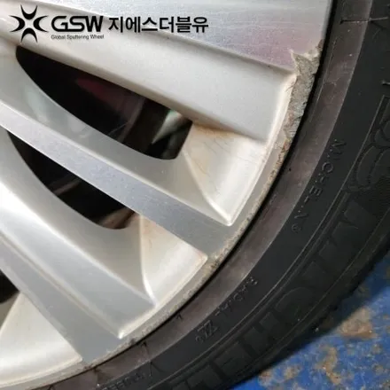 BMW GT 19인치휠 다이아컷팅 평택휠복원 작업 후기 / 대전 유성구 복용동