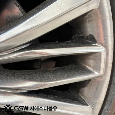 대전휠복원 그랜저 IG 19인치휠 반광 스크래치 작업 후기 / 대전 유성구 복용동