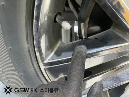 판교 렉스턴 스포츠 20인치휠 화이트 크롬 휠도색 작업 후기 / 대전 유성구 복용동