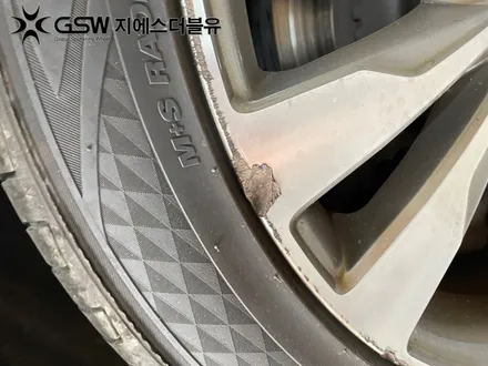 벤츠 S500 19인치휠 컷팅휠 부산 휠복원 / 대전 유성구 복용동