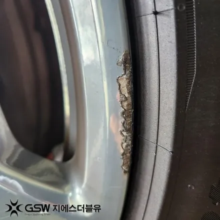 벤츠 S580 마이바흐 20인치 화이트 크롬 대전 휠도색 작업 후기 / 대전 유성구 복용동