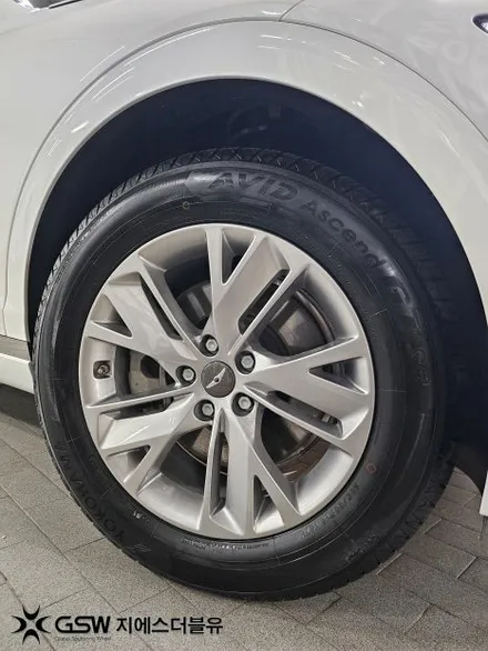 [용인 휠복원 전문] 제네시스 GV70 18인치 실버 휠 스크래치 복원 / 대전 유성구 복용동