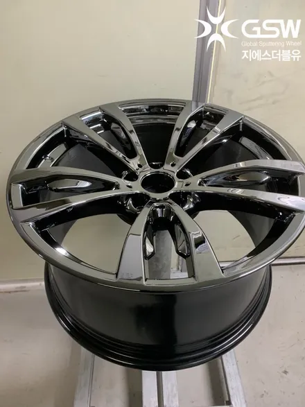 BMW X5 20인치 휠복원 완벽한 블랙크롬 휠도색 / 대전 유성구 복용동