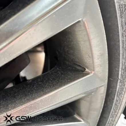 대전휠복원 그랜저 IG 19인치휠 반광 스크래치 작업 후기 / 대전 유성구 복용동