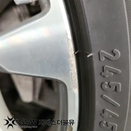 벤츠 휠복원 S500 19인치휠 다이아컷팅 청주 휠복원 / 대전 유성구 복용동