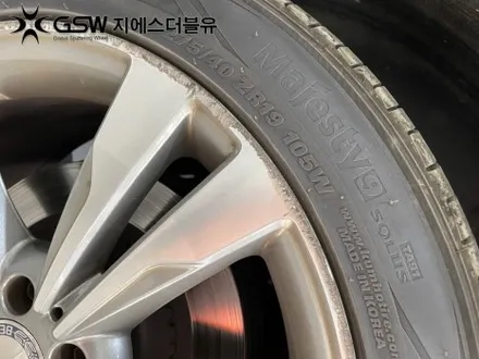 벤츠 S500 19인치휠 컷팅휠 부산 휠복원 / 대전 유성구 복용동