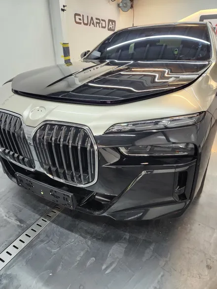 bmw i7 상단 랩핑, 전체 크롬딜리트(크롬죽이기) / 경기 남양주