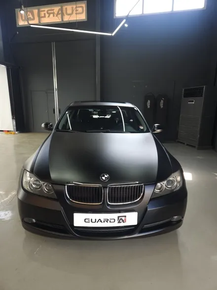 bmw 3시리즈 사틴블랙 전체랩핑 / 경기 남양주