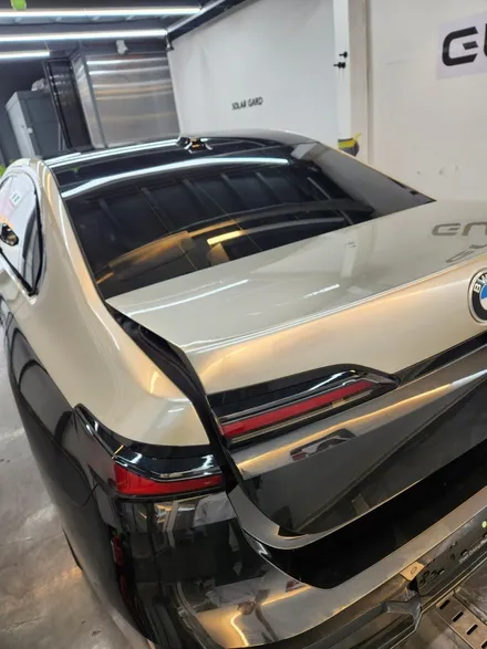 bmw i7 상단 랩핑, 전체 크롬딜리트(크롬죽이기) / 경기 남양주