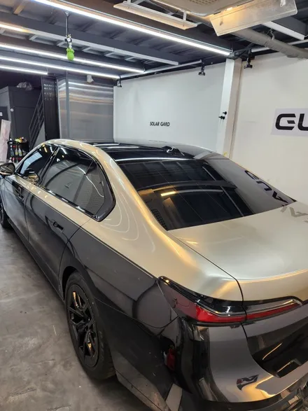 bmw i7 상단 랩핑, 전체 크롬딜리트(크롬죽이기) / 경기 남양주