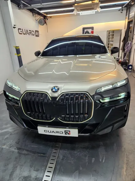 bmw i7 상단 랩핑, 전체 크롬딜리트(크롬죽이기) / 경기 남양주