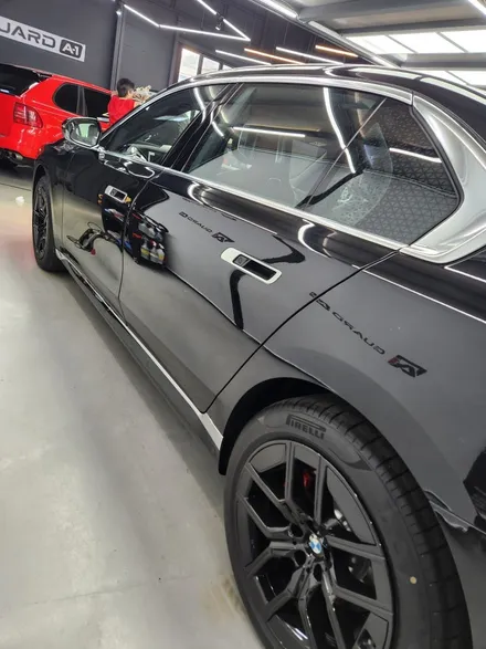 bmw i7 상단 랩핑, 전체 크롬딜리트(크롬죽이기) / 경기 남양주