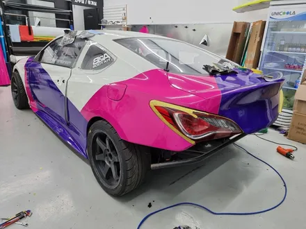 구리 남양주 랩핑 제네시스쿠페 비엔에이 드리프트선수 차량 전체 데칼 랩핑 / / 경기 포천
