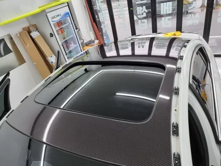 구리 남양주 랩핑 3M BMW 5시리즈 530i 리얼카본 루프스킨 + 몰딩 크롬죽이기 / 카본으로 뒤덮어 버리기 ! / 경기 포천