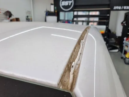 구리 남양주 랩핑 부분랩핑 현대 아반떼 3M 2080 루프스킨 시공 ! / 천장은 검정이지 !! / 경기 포천