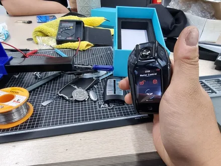 구리 남양주 제네시스 GV70 디스플레이키 시공 / 이리 큰키가 되네요 ^^.. / 경기 포천